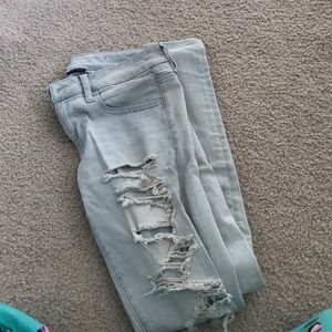 American eagle ripped jeans